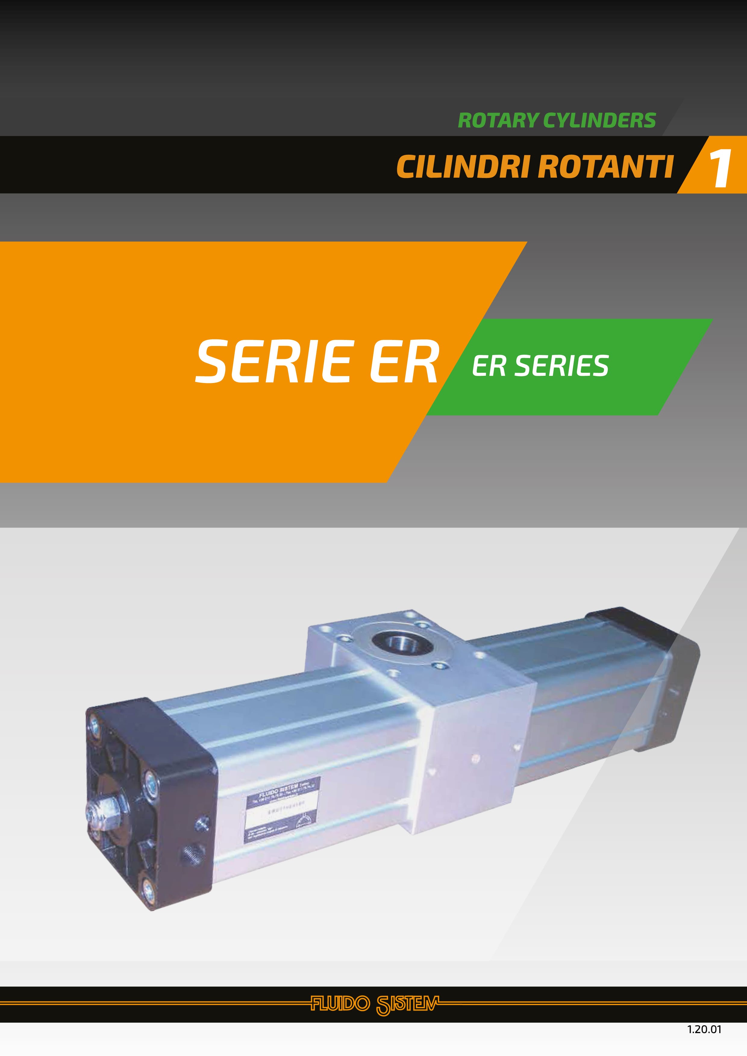 Cilindri pneumatici rotanti serie ER - Catalogo Fluido Sistem