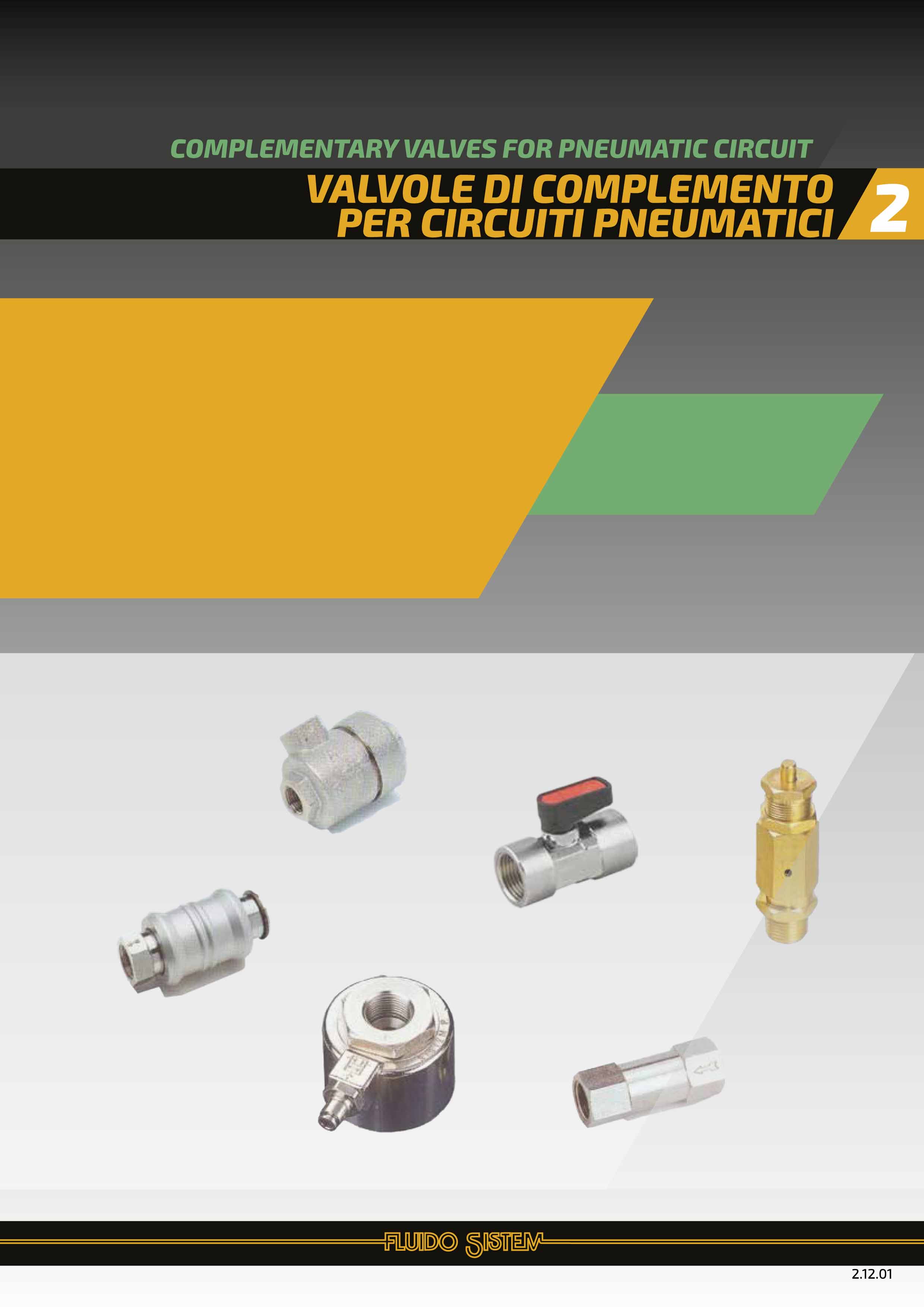 Valvole di complemento per circuiti pneumatici - Catalogo Fluido